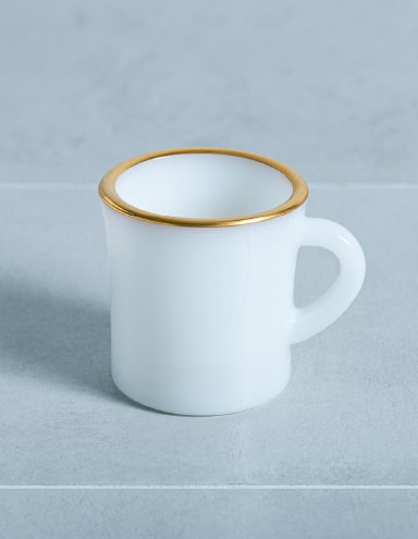 Milk Glass Japan DINER MUG×GOLD RIM（CRAFTED IN JAPAN）